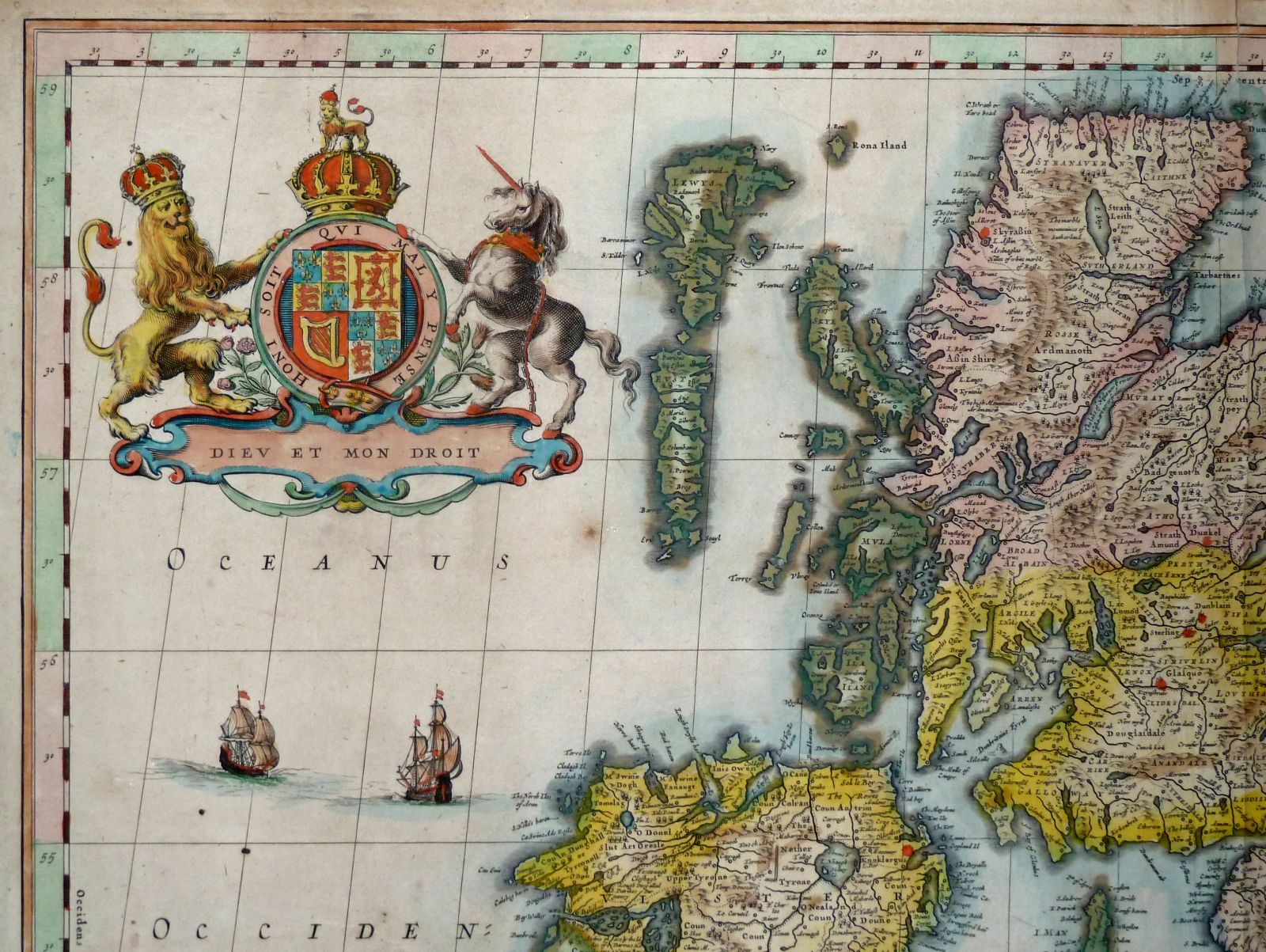 Whole Of Britain Antique Maps Old Maps Vintage Maps England Scotland Wales Uk 