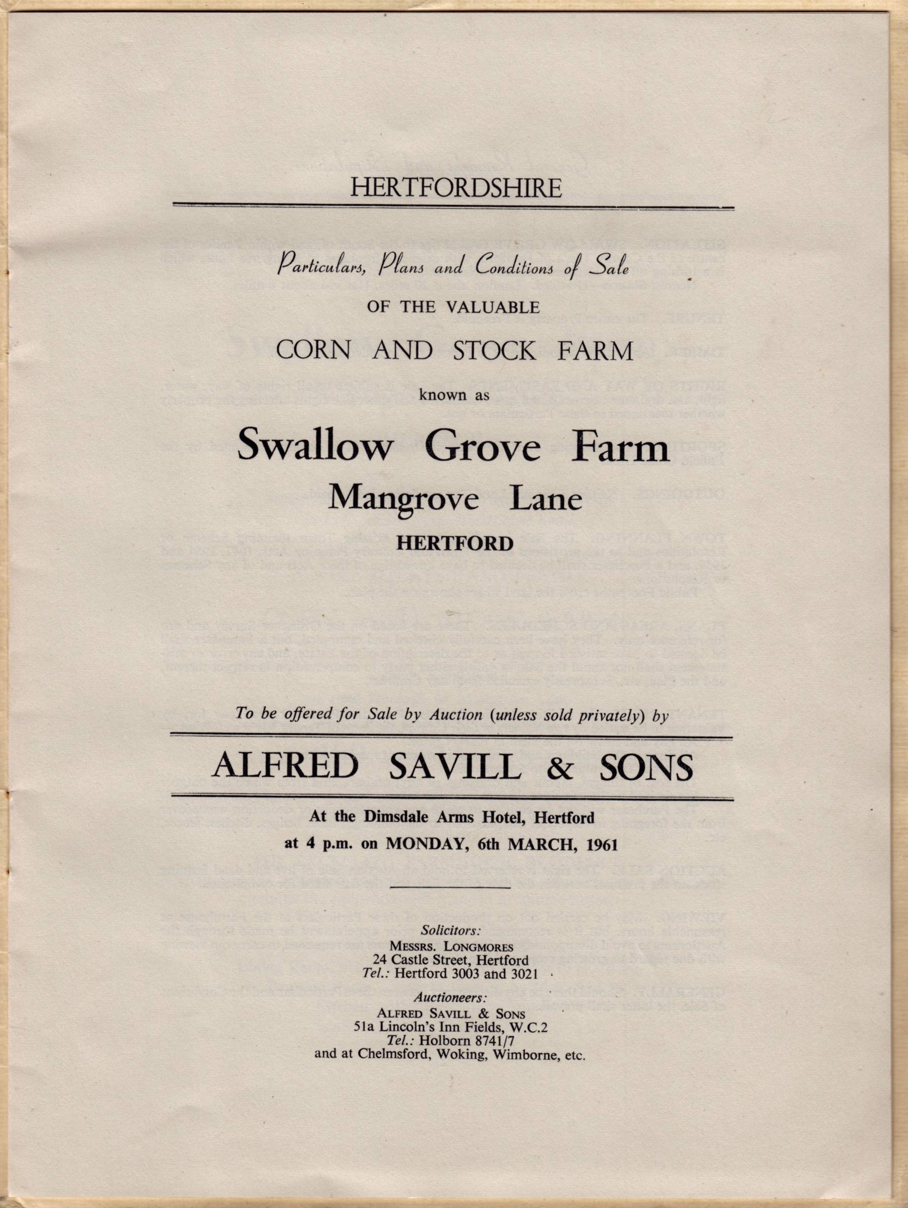 Swallow Grove Farm Hertford
