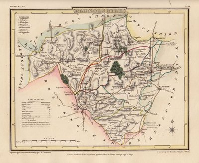 Antique Maps of the Welsh Counties