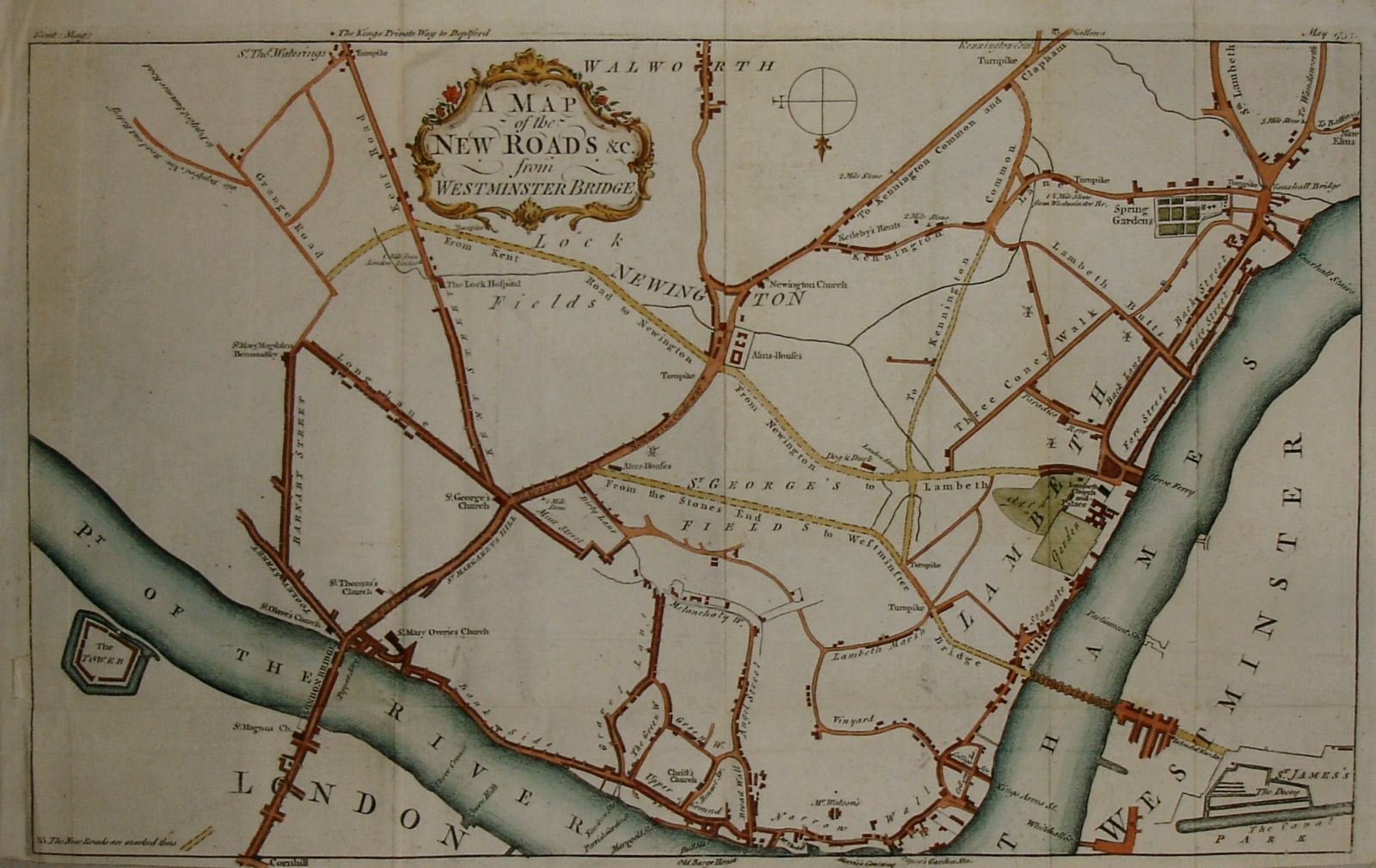 Parts of London | Antique Maps | Gillmark Gallery