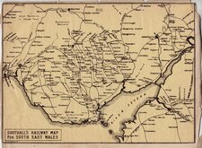 Southall's Railway Map South Wales